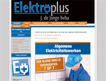 Tablet Screenshot of elektro-plus.be