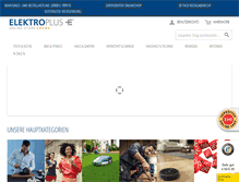 Tablet Screenshot of elektro-plus.de