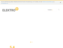 Tablet Screenshot of elektro-plus.com